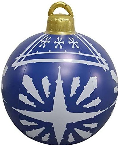 Giant Inflatable Christmas Ornament Ball – 60CM Outdoor Tree Decoration