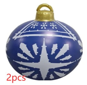 Giant Inflatable Christmas Ornament Ball – 60CM Outdoor Tree Decoration
