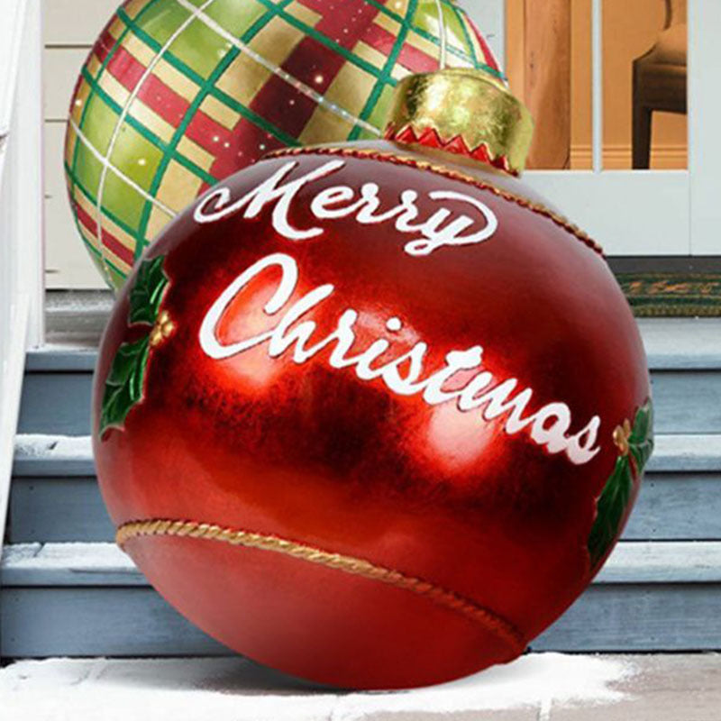 Giant Inflatable Christmas Ornament Ball – 60CM Outdoor Tree Decoration