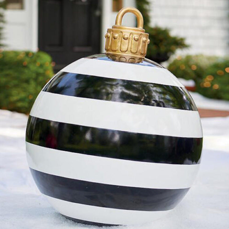 Giant Inflatable Christmas Ornament Ball – 60CM Outdoor Tree Decoration