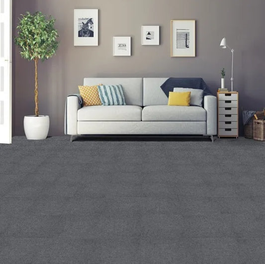 Self Adhesive 12 Carpet Tiles Peel And Stick Floor Plank Mat Non-Slip