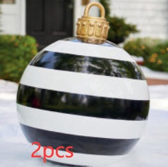 Giant Inflatable Christmas Ornament Ball – 60CM Outdoor Tree Decoration