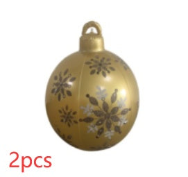 Giant Inflatable Christmas Ornament Ball – 60CM Outdoor Tree Decoration