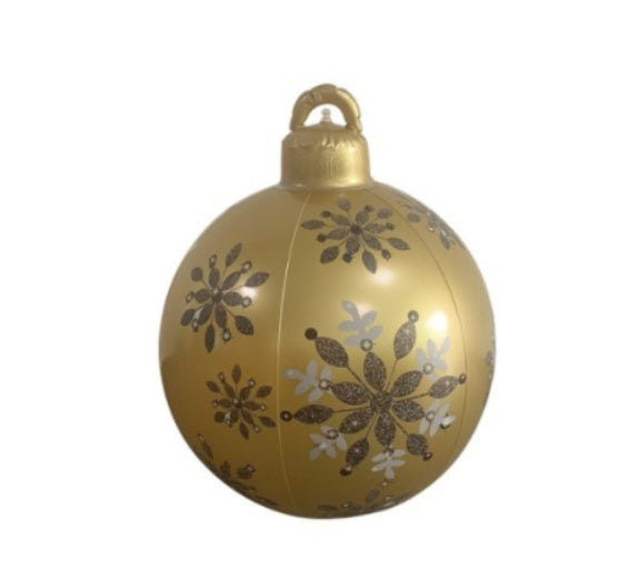 Giant Inflatable Christmas Ornament Ball – 60CM Outdoor Tree Decoration