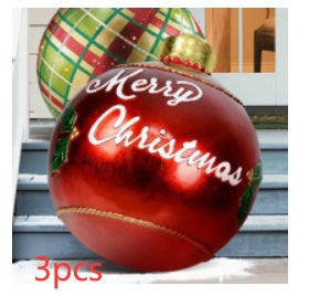 Giant Inflatable Christmas Ornament Ball – 60CM Outdoor Tree Decoration