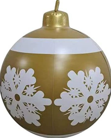 Giant Inflatable Christmas Ornament Ball – 60CM Outdoor Tree Decoration