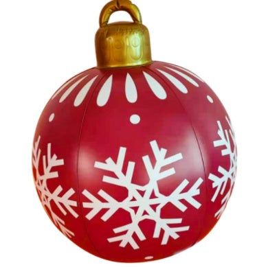 Giant Inflatable Christmas Ornament Ball – 60CM Outdoor Tree Decoration